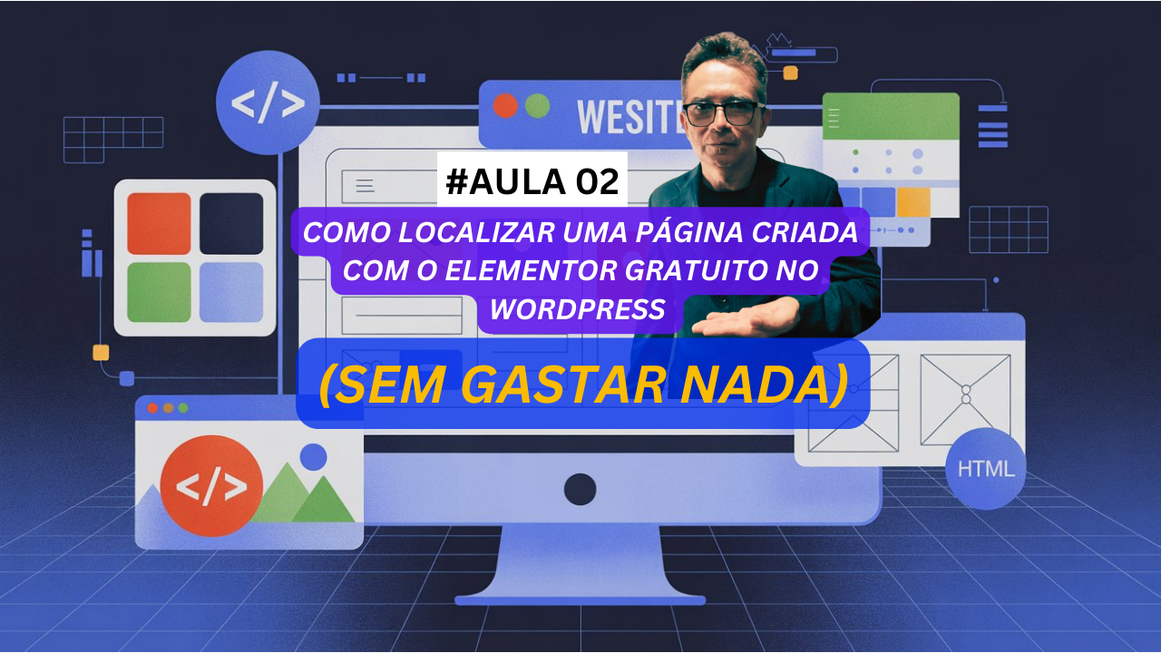 Como localizar uma página criada com elementor gratuito